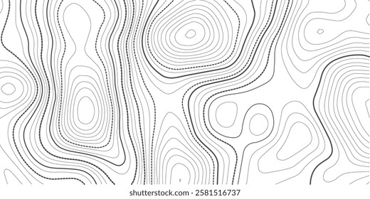 Topographic map background. Grid map. Abstract vector illustration.
