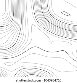 Topographic map background. Grid map. Vector illustration .