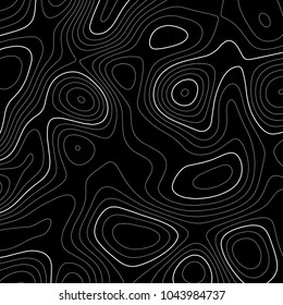 Topographic map background. Grid map. Vector illustration .