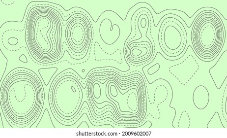 Topographic map background. Line topography map contour background, geographic grid. Abstract vector illustration.