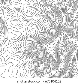 Topographic Map Background Space Copy Line Stock Vector (royalty Free 