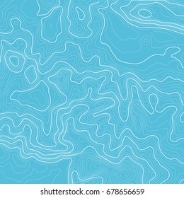 Topographic map background with space for copy . Line topography map contour background , geographic grid abstract vector illustration . Mountain hiking trail over terrain .