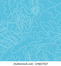 Topographic map background with space for copy . Line topography map contour background , geographic grid abstract vector illustration . Mountain hiking trail over terrain .