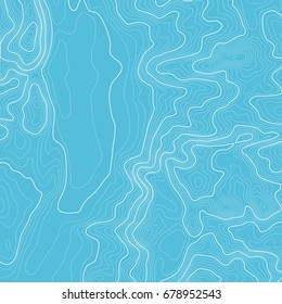 Topographic map background with space for copy . Line topography map contour background , geographic grid abstract vector illustration . Mountain hiking trail over terrain .