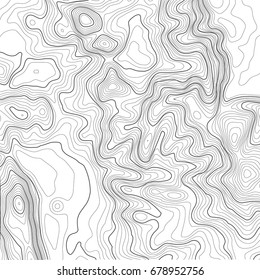 Topographic Map Seamless Pattern Line Design Stock Vector (Royalty Free ...