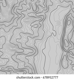 Topographic map background with space for copy . Line topography map contour background , geographic grid abstract vector illustration . Mountain hiking trail over terrain .