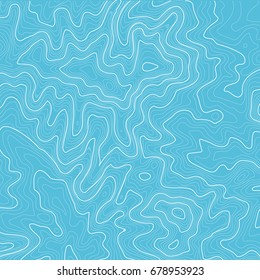 Topographic map background with space for copy . Line topography map contour background , geographic grid abstract vector illustration . Mountain hiking trail over terrain .
