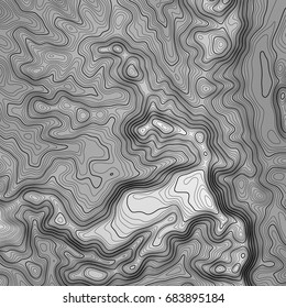 Topografischer Kartenhintergrund mit Platz für die Kopie . Konturhintergrund für die Topographie der Linie , abstrakte Abbildung der geographischen Vektorillustration . Abstrakte geometrische Linien.
