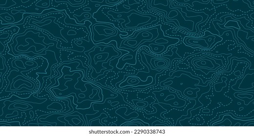 Topographic map background. Terrain Height map Generation. Grid map. Abstract vector illustration.