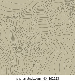 Topographic map background. Vector abstract illustration. 