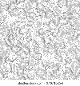 Topographic map background. Vector illustration