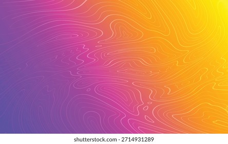 Topographische Karte Banner Design PRO