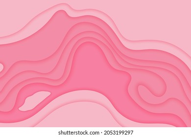 Topographic map concept or smooth origami layers paper cut layout.Map mockup infographics withe  black and white geometric  wave.Art cut illustration for website template mountain hiking.