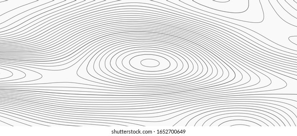 Topographic map. Contour abstract background. Vector illustration.