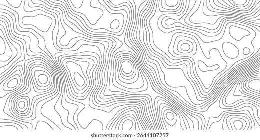 Topographic map contour background pattern.Natural printing illustrations of maps.Grey topographic lines. Texture of lines.pattern shape in organic wood on white and transparent background,