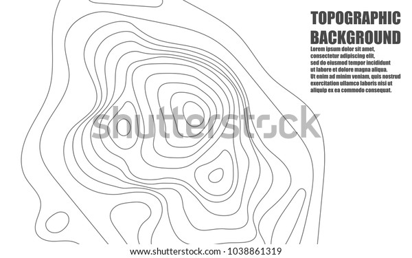 Topographic map contour background. Topo\
map with elevation. Contour map vector. Geographic World Topography\
map grid abstract vector illustration\
.