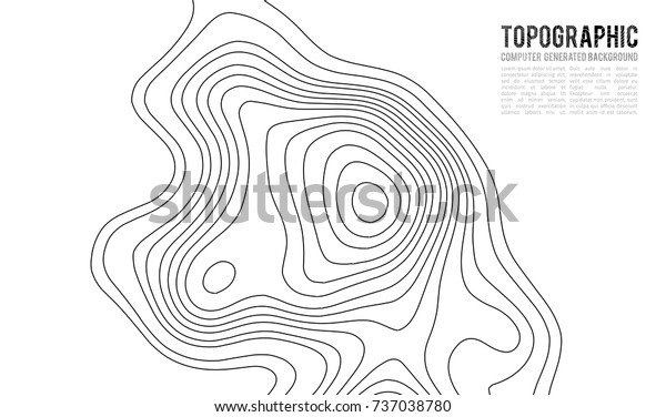 Topographic map contour background. Topo\
map with elevation. Contour map vector. Geographic World Topography\
map grid abstract vector illustration\
.
