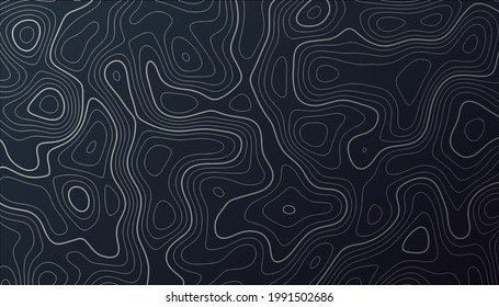 Topographische Kartenkonturlinien, Hintergrund