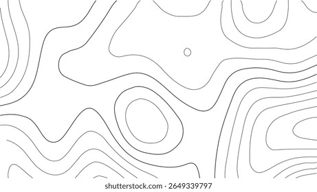 Topographic map contours, White wave paper curved reliefs abstract background, World map Template. Stock vector Vector geographic contour map. Seamless Topographic Lines, Vintage outdoors style.