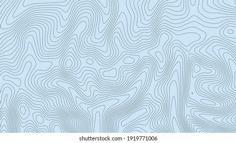 Topographic map. Geographic mountain relief. Abstract lines background. Contour maps. Vector illustration.