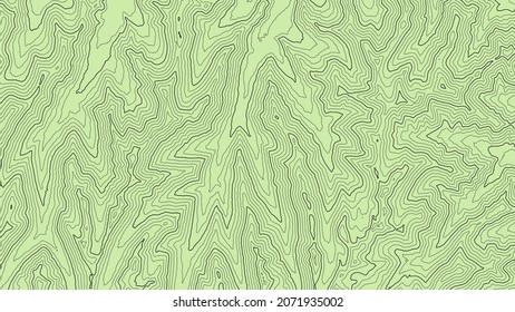 Topographische Karte. Geografisches Bergrelief. Abstrakte Linien, Hintergrund. Kontaktkarten. Vektorgrafik.