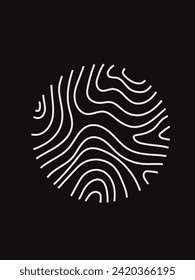 Topographic map. Geographic mountain relief. Abstract lines background. Contour maps. Vector illustration.