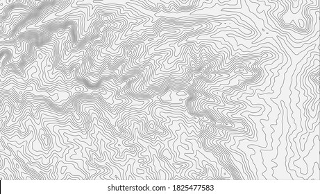 Topographic map height abstract polygonal land. Mountain topographic contour in lines and contours. Surface map of mountain future. Stripes landscape descripting data maps. 