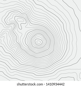 Topographic map lines background. Abstract vector illustration. Contour vector map.