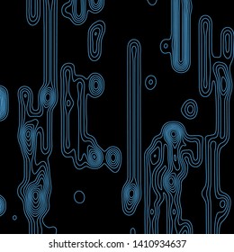 Topographic map lines background. Abstract vector illustration. Contour vector map.