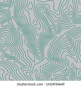 Topographic map lines background. Abstract vector illustration. Contour vector map.