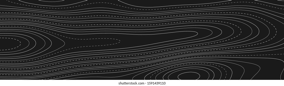 Topographic map lines background. Abstract vector illustration.