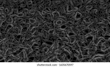 Topographic map lines background. Abstract vector illustration.