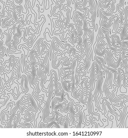 Topographic map lines background. Abstract vector illustration.