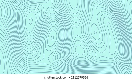 Topographic map lines background. Abstract vector illustration.