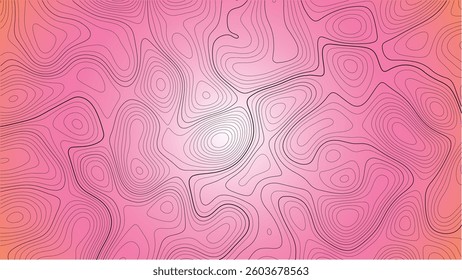 Topographic map lines, contour background. Geographic grid, vector abstract.opography Paper Cut Out River.Background of the topographic map. Topographic map lines, contour background. 