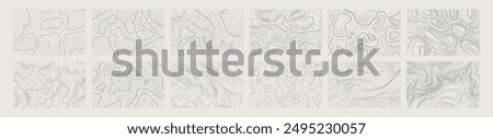 Topographic map lines, contour background. Background of the topographic map. Image grid geographic relief topographic contour line maps cartography texture