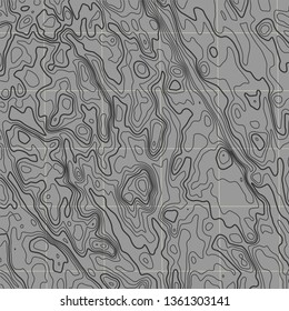 Topographic map lines. Vector illustration. Contour background.