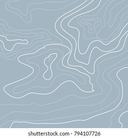 topographic map on gray background , vector