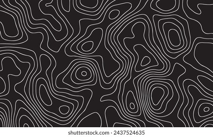 Topographic map patterns, topography line map, suitable for background design an any needs.