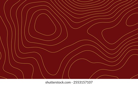 Topographic Map Patterns, Topography Line Map.