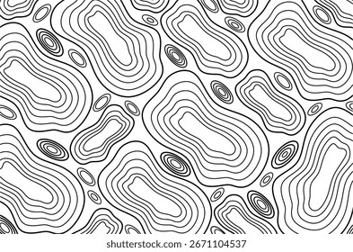 Topographic map pattern.Topography lines map.
Abstract topographic contours background. Simillarcartography illustration. Abstract wavy lines background. Contour lines background.