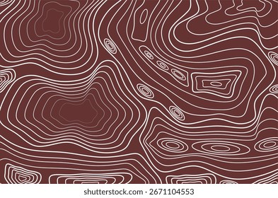 Fondo de contorno topográfico. Abstractas fondo ondulado. Fondo de líneas de contorno. Fondo de contorno de mapa topográfico.