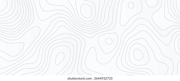 Topographic Map Seamless Pattern Vector Illustration