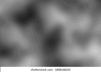 Topographic map texture, contour lines vector background