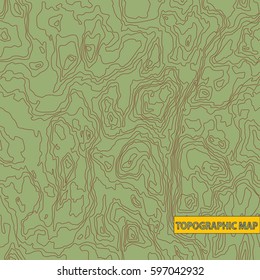 Topographic map texture. Wavy abstract graphic background with space for text