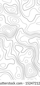 Topographic map. Topographical background. Linear graphics. Vector illustration.
