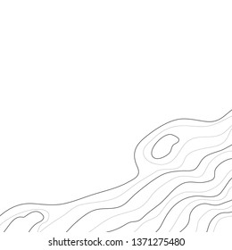 topographic map ,vector , abstract lines on white background