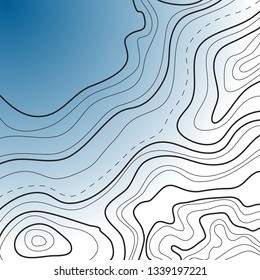 topographic map vector illustration, abstract, line height ,background