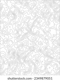 Topographic Map Vector Patterns. Topographic Maps can be used as backgrounds for brand projects, fabrics, packaging, fashion apparel, posters, wrapping paper and printouts.