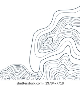 topographic map, vector,abstract height lines